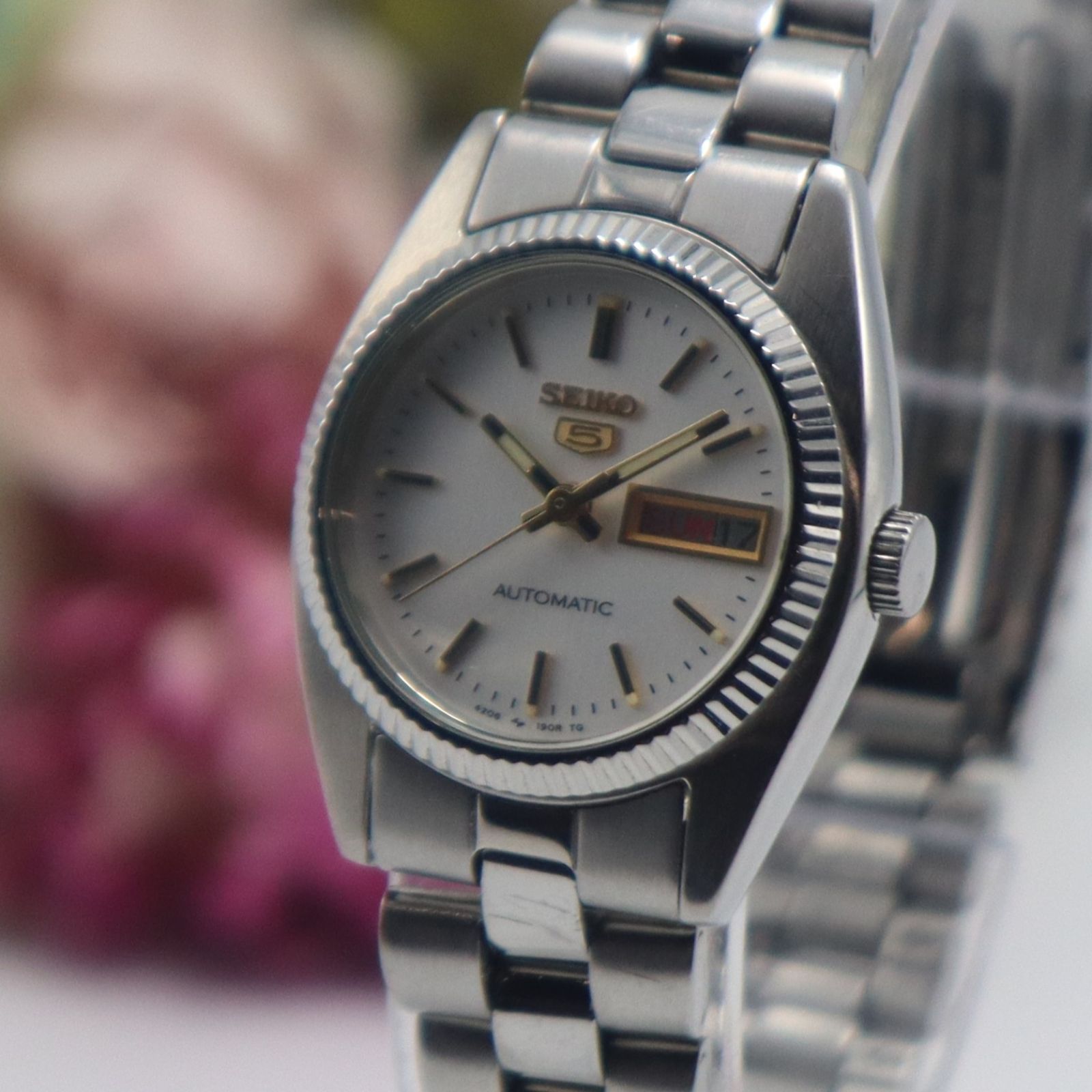 SEIKO5 セイコーファイブ 4206-0510 自動巻き シルバー デイデイト 