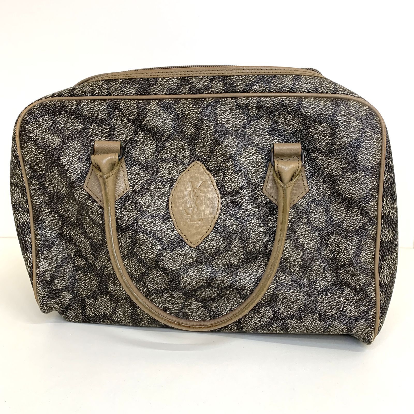 中古品】Yves Saint Laurent イヴサンローラン ミニボストンバッグ 