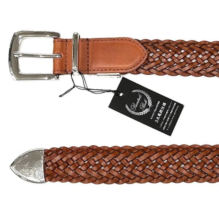 VENTURA Californiaブルネロクチネリ　プンターレ　ベルト 茶色 プンターレ ベルト ブルネロクチネリ BRUNELLO CUCINELLI