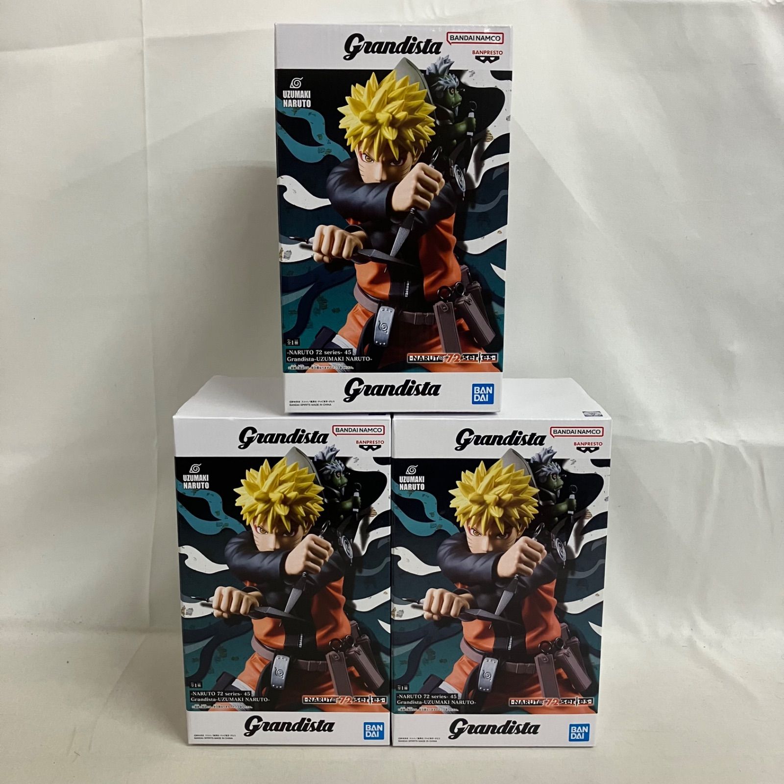 未開封 NARUTO 72 series 45 Grandista うずまきナルト フィギュア 3個 NARUTO 72 series45 Grandista うずまきナルト12個