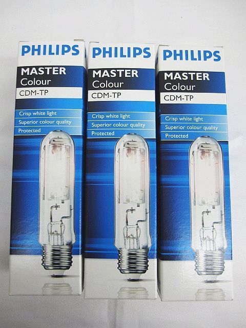 未使用同様 3点セット PHILIPS フィリップス CDM-TP 150W/830 マスターカラー クリア 3000K E26 コンパクト メタルハライドランプ 未確認 現状品 K003-0317-1