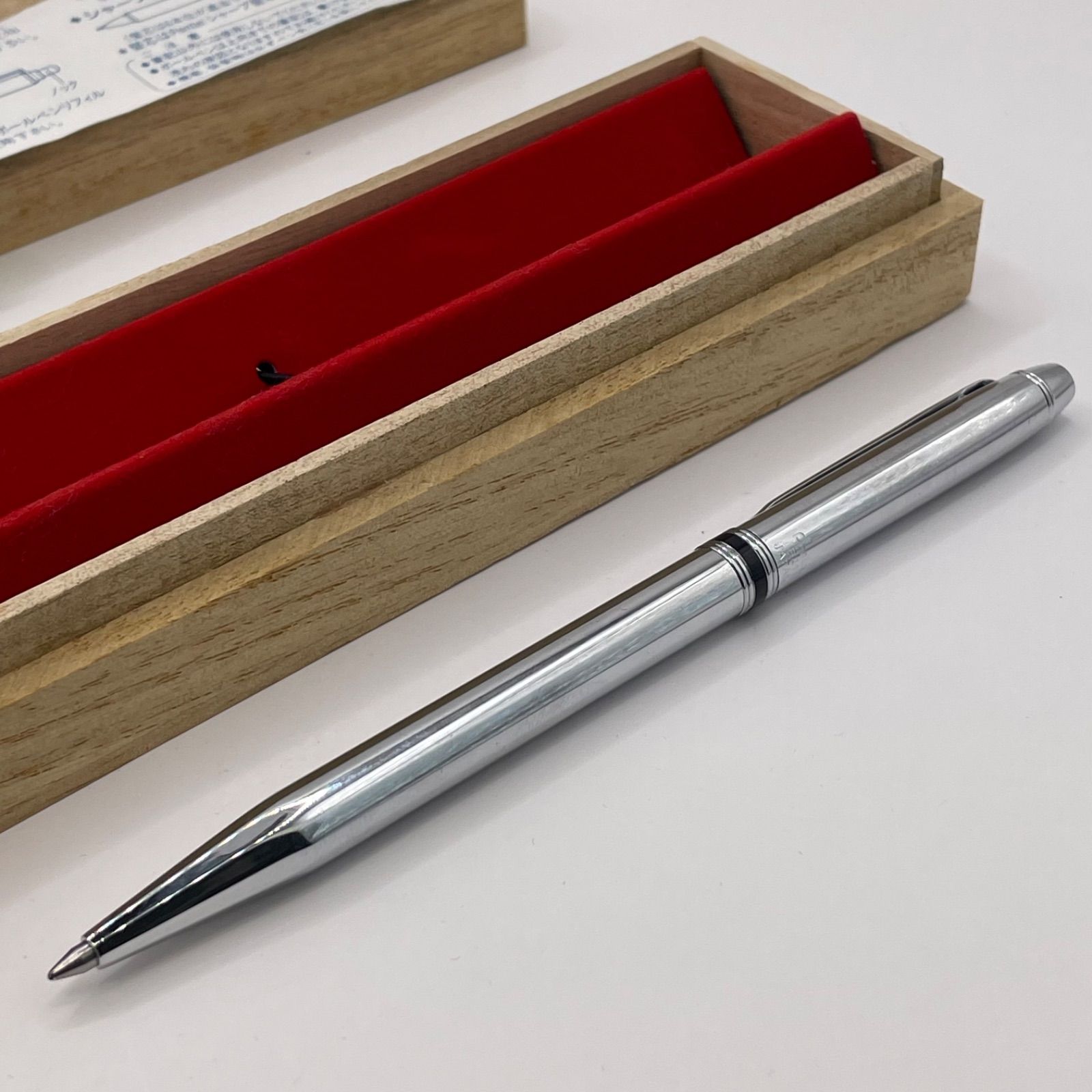 美品/叙勲記念】ぺんてる エクスキャリバー B21 菊の御紋 桐箱・説明