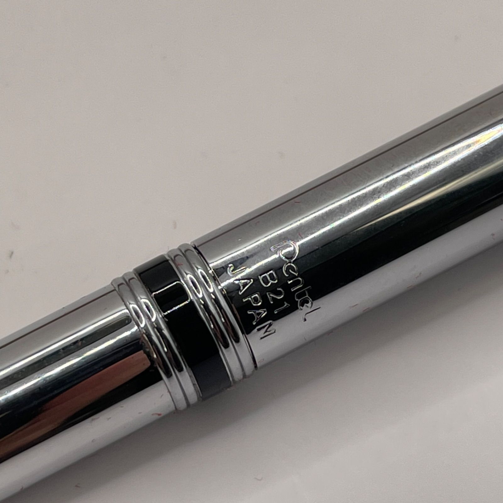 美品/叙勲記念】ぺんてる エクスキャリバー B21 菊の御紋 桐箱・説明