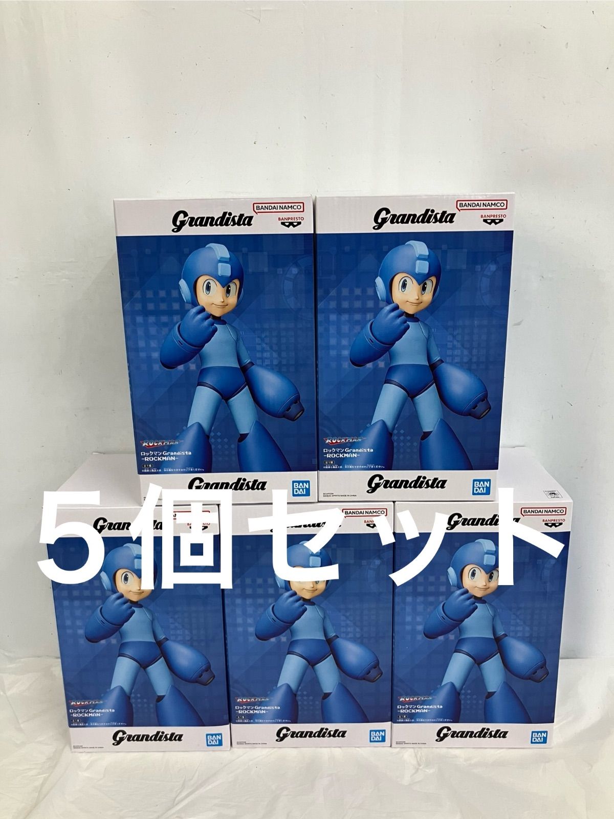 未開封 ロックマン Grandista ROCKMAN フィギュア 5個 LF3759 f101