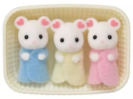 [Used] Toy Marshmallow Mouse Mitsugo-chan “Sylvanian Families”