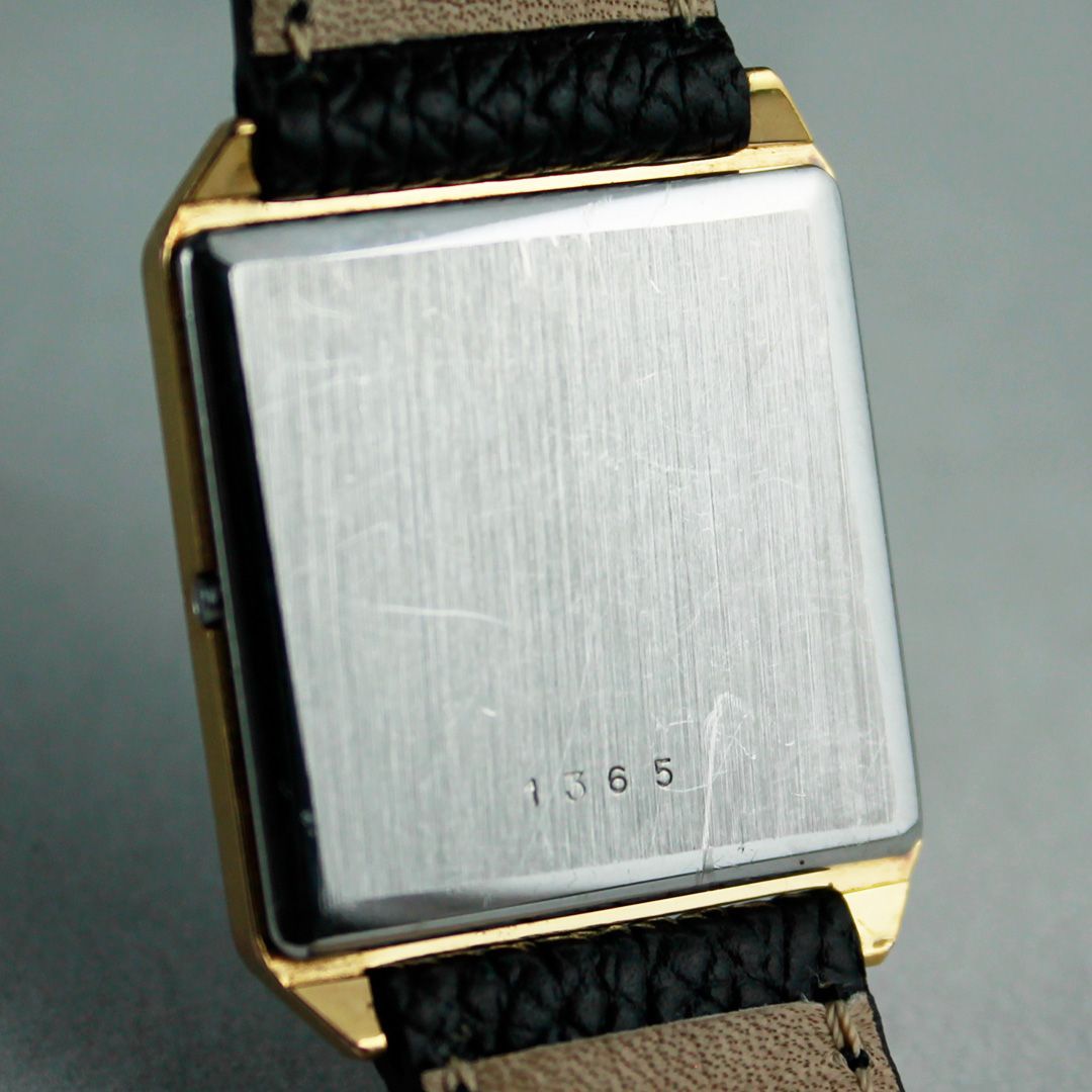 OMEGA レディース 時計 ゴールド TTS29 OMEGA De Ville スクエア 1365 レディース クォーツ GP ゴールド