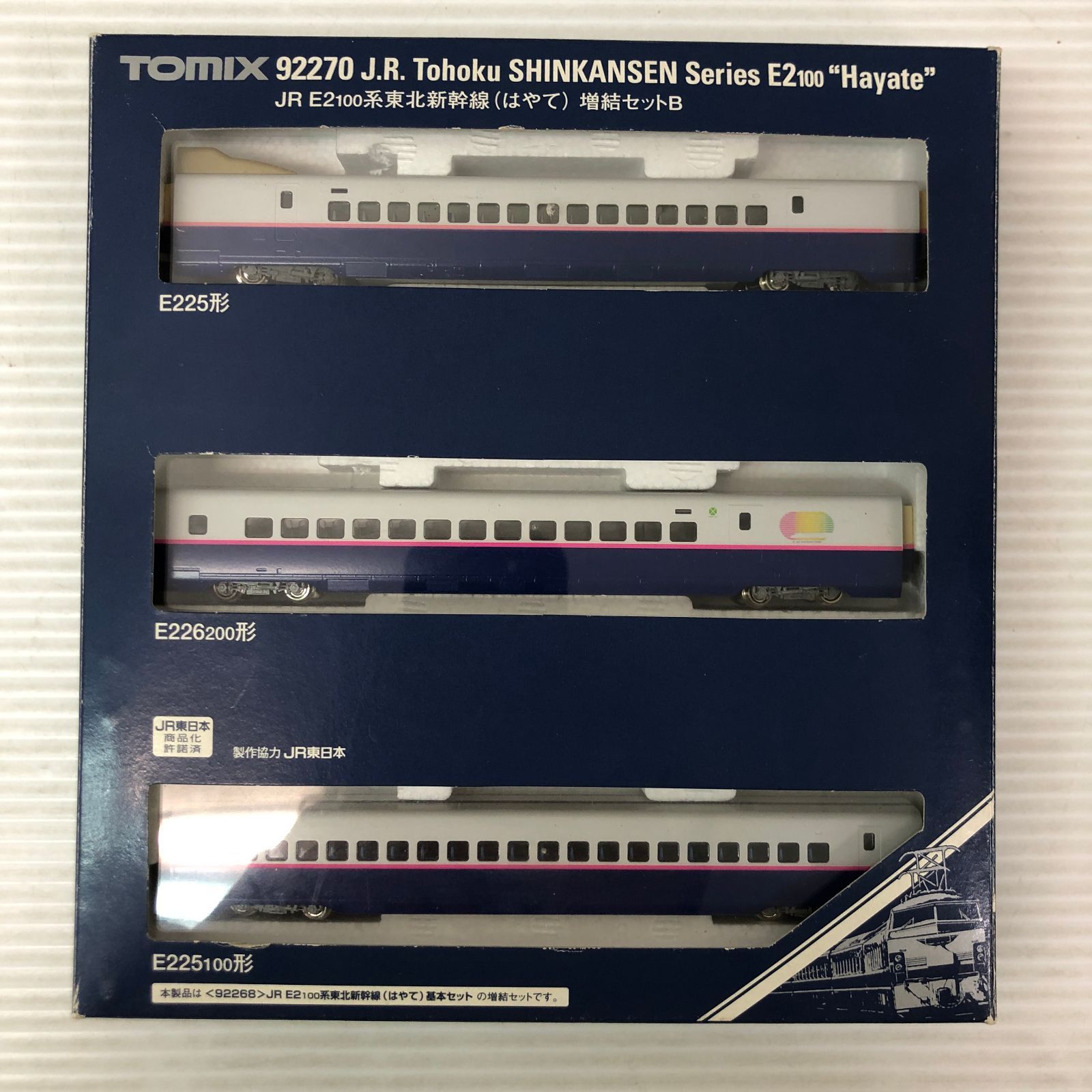 ［ジャンク品、説明欄必読］TOMIX E2系100番台　東北新幹線はやて TOMIX トミックス E2-100系東北新幹線はやて 増結B 3両セット 鉄道模型