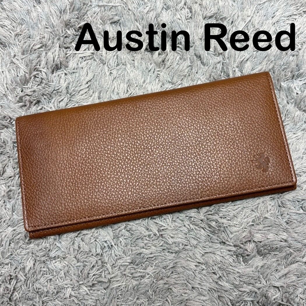 未使用】Austin Reed オースチンリード 長財布 ブラウン レザー - メルカリ