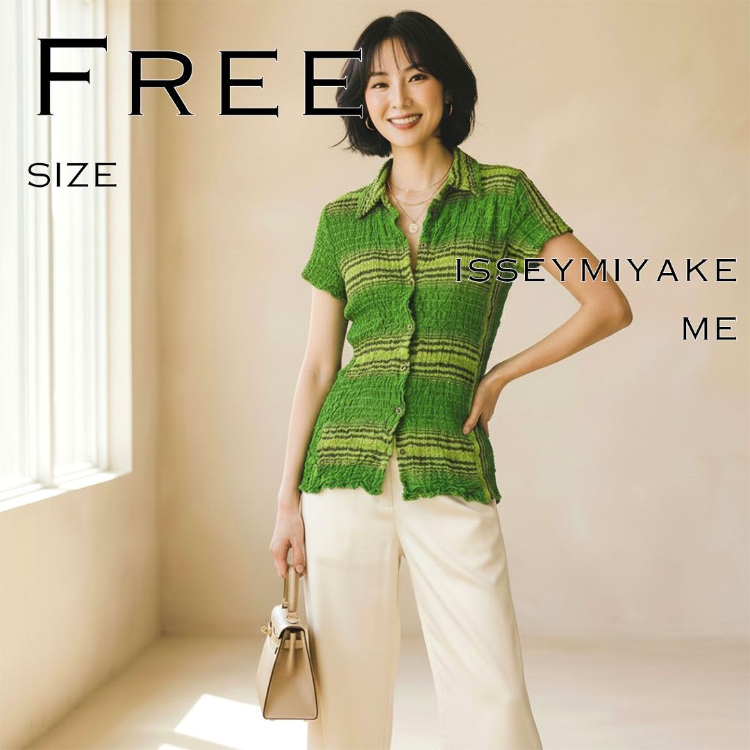 me ISSEY MIYAKE ミーイッセイミヤケ CAULIFLOWER カリフラワー 半袖