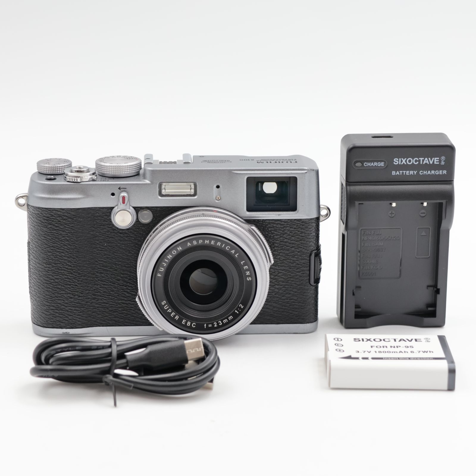 □良品□ FUJIFILM FinePix X100 シルバー コンパクトデジタルカメラ 
