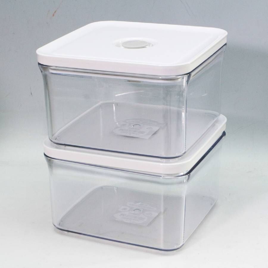 新品・未使用】 VAKUEN プレミアム真空保存容器 ショート 2個セット