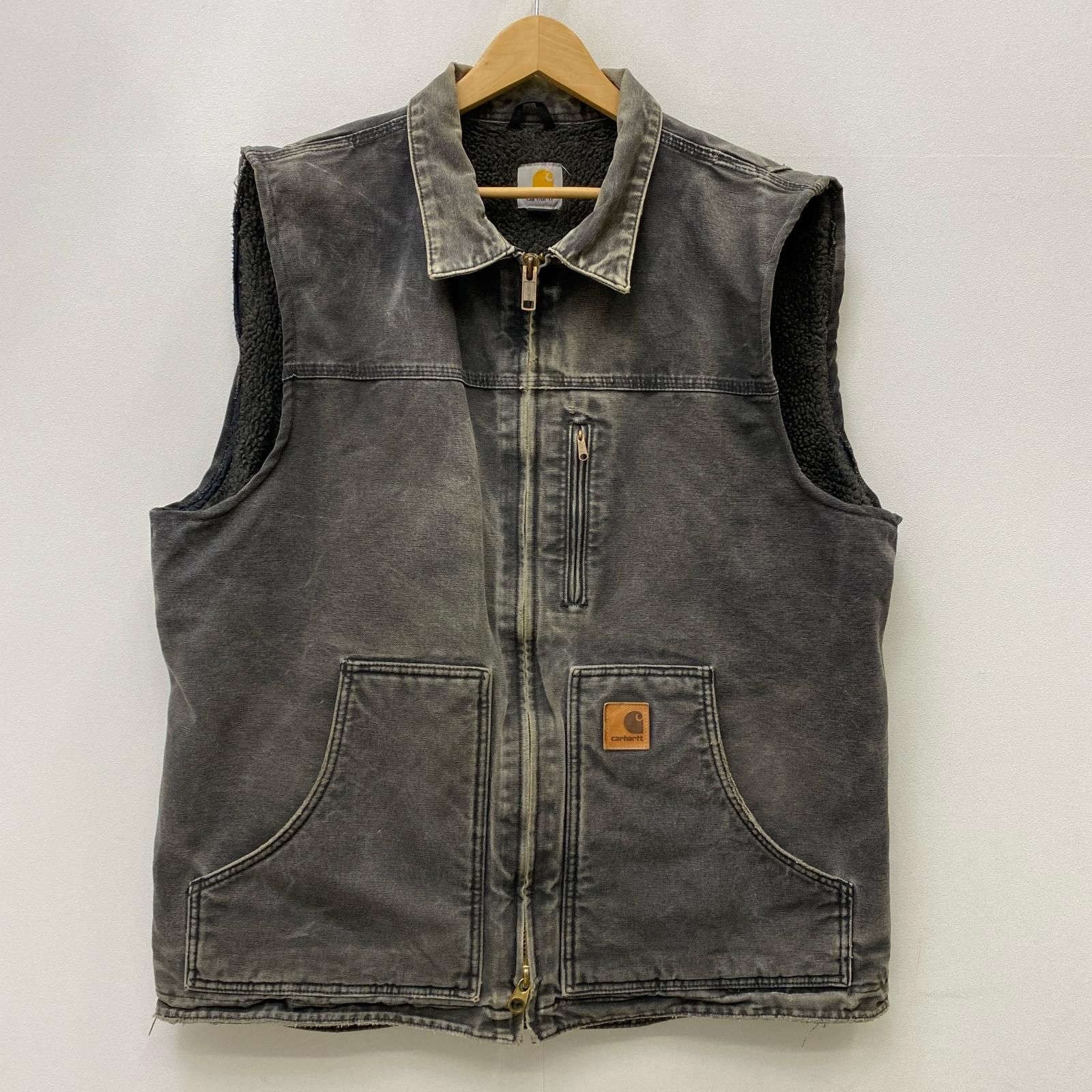 Carhartt ブラック デニム ダックベスト　裏ボア 加古川店】 中古 Carhartt | カーハート ベスト 裏ﾎﾞｱﾀﾞｯｸﾍﾞｽﾄ C61