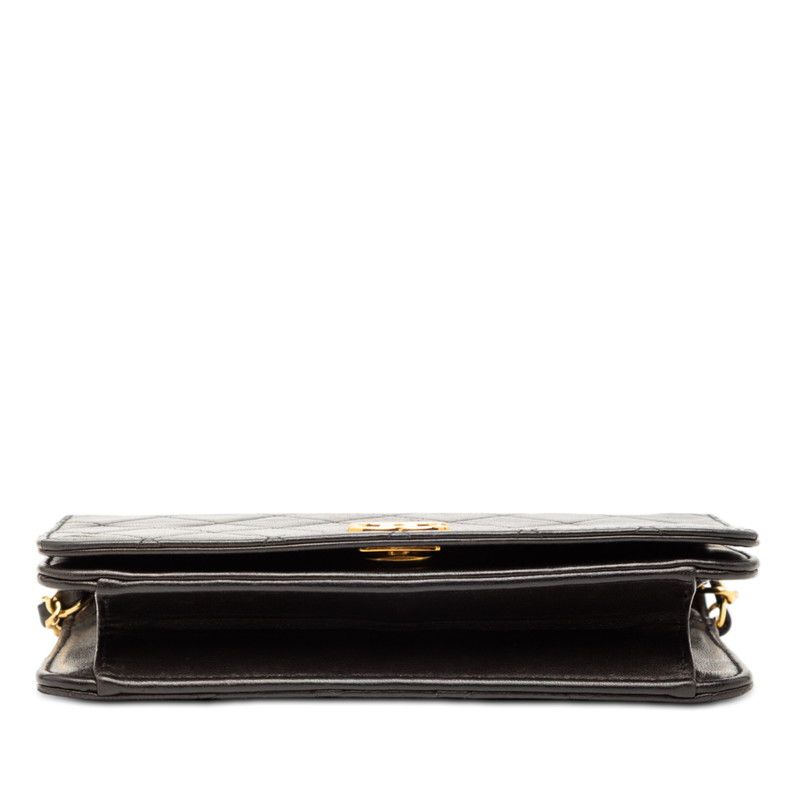 シャネル マトラッセ ココマーク チェーン ショルダーバッグ ラムスキン レディース CHANEL 【1-0251385】 シャネル マトラッセ ココマーク チェーン ショルダーバッグ ブラック