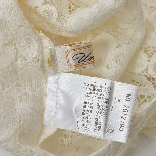 Unaca  アナカ　レーストップス アナカ｜Unacaレース ブラウス シャツ｜38アイボリー*A - メルカリ