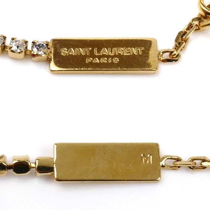 SAINT LAURENT Yves Saint Laurent GP Rhinestone Cassandra Charm