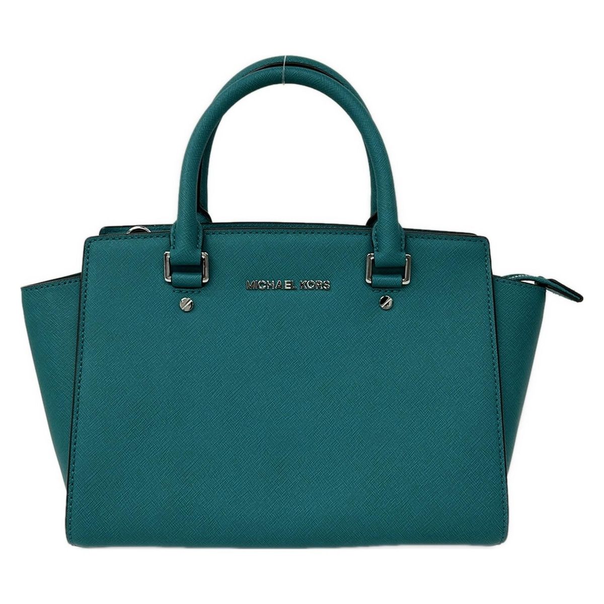 MICHAEL KORS(マイケルコース) ハンドバッグ - ブルーグリーン レザー 