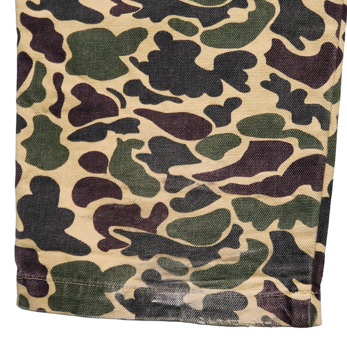 STUSSY ステューシー Camo Canvas Work ダブルニー ワークパンツ カモ