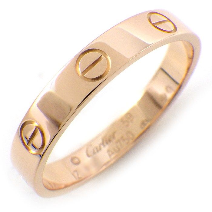 カルティエ Cartier リング ラブ スモールモデル SM B4085259 K18PG