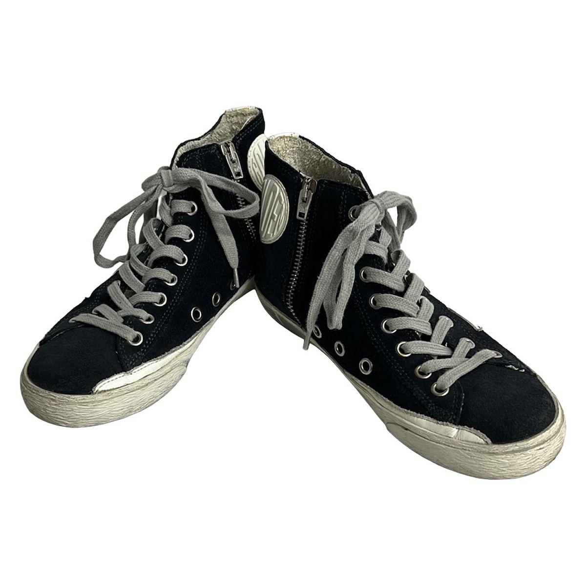 GOLDEN GOOSE(ゴールデングース) スニーカー 35 レディース - 黒×白 