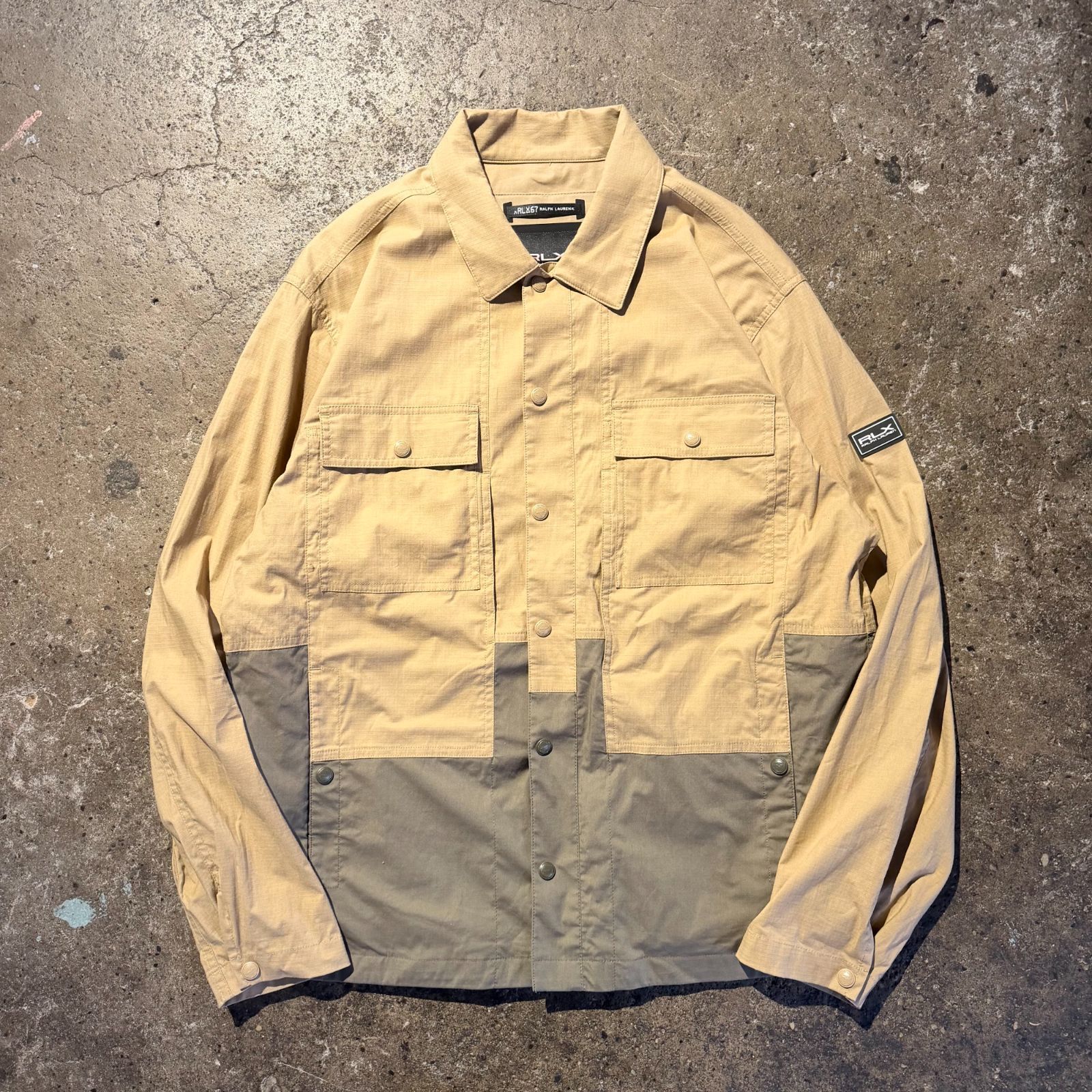 大得価，2025】 RLX RALPH LAUREN 22ss Ripstop Field Jacket カーキ L 