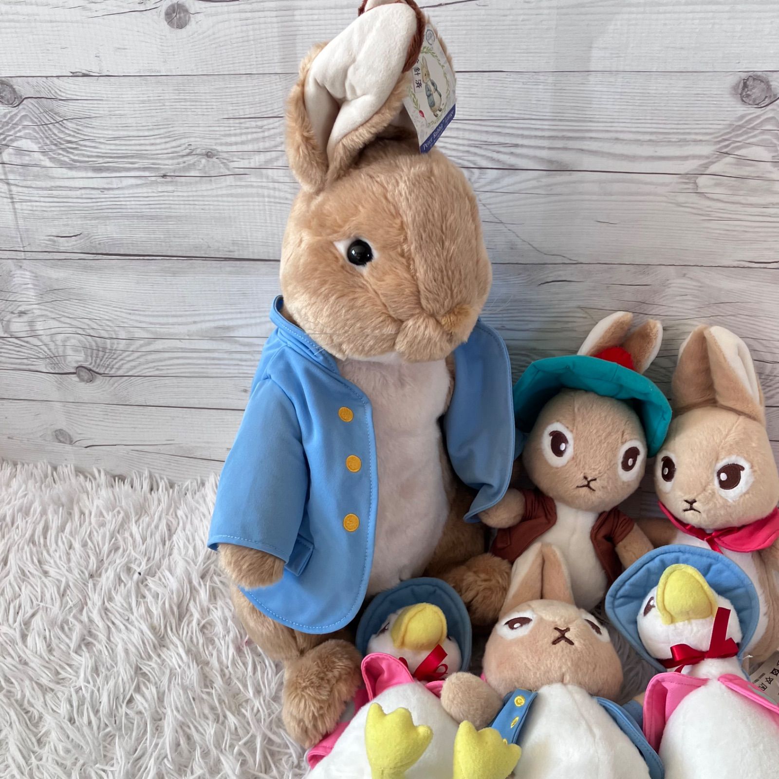 ピーターラビット ぬいぐるみ 6点セット PETER RABBIT ベンジャミン