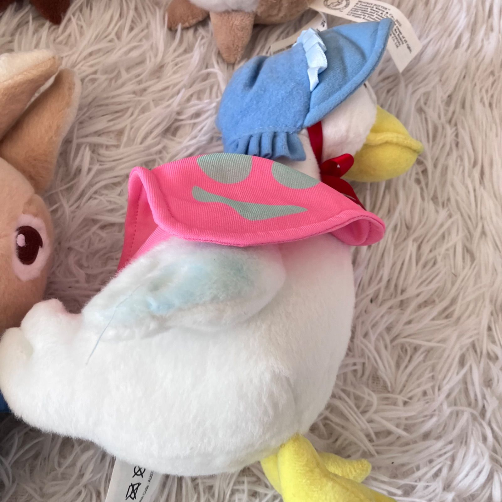レア！！美品☆ピーターラビット　ベンジャミン　ぬいぐるみ　EDEN　かご付き ピーターラビット ぬいぐるみ 6点セット PETER RABBIT ベンジャミン