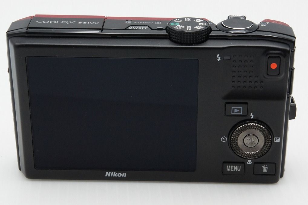 美品 Nikon COOLPIX S8100 コンパクトデジタルカメラ Nikon ニコン COOLPIX S8100 コンパクトデジタルカメラ レッド 元箱付