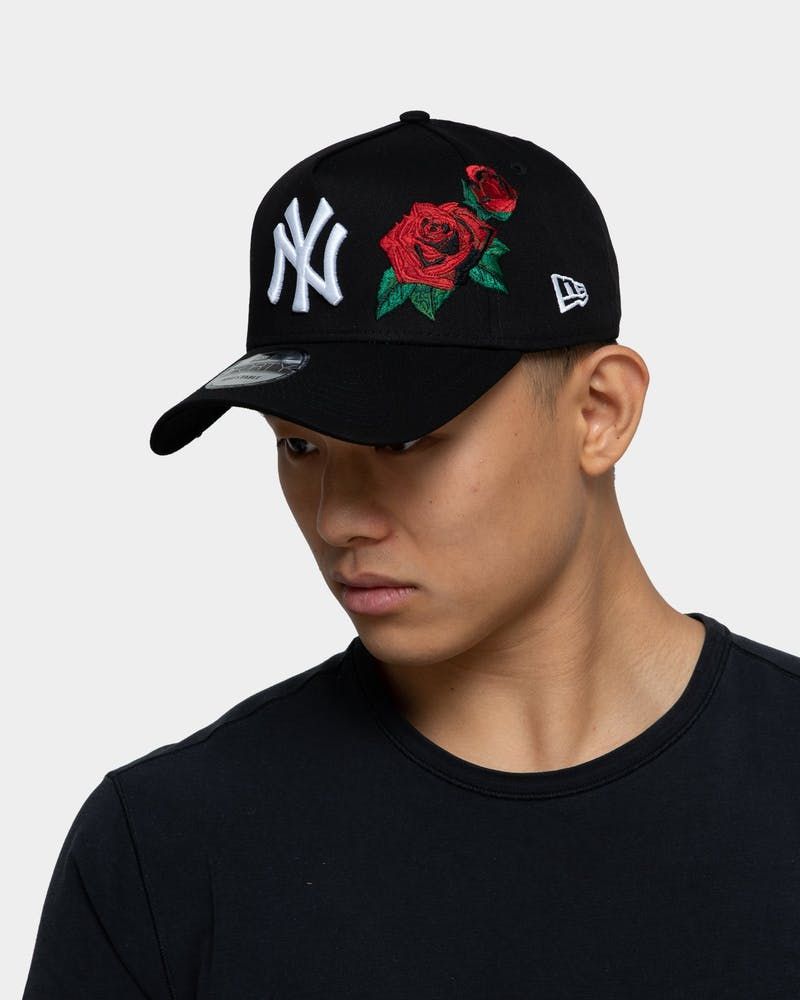 新品】ニューエラ キャップ バラ 刺繍 限定モデル NEW ERA 9FORTY A
