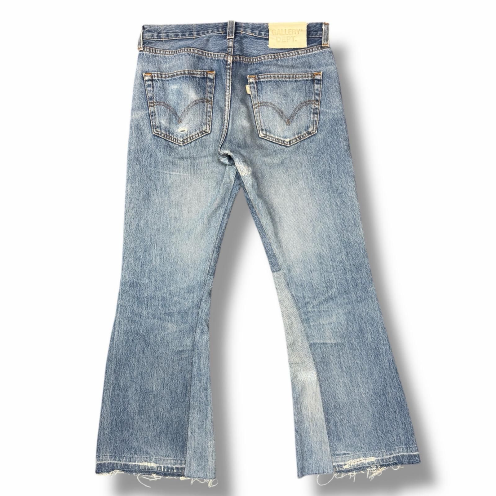 GALLERY DEPT. LA FLARE DENIM JEANS 再構築 フレアデニムパンツ