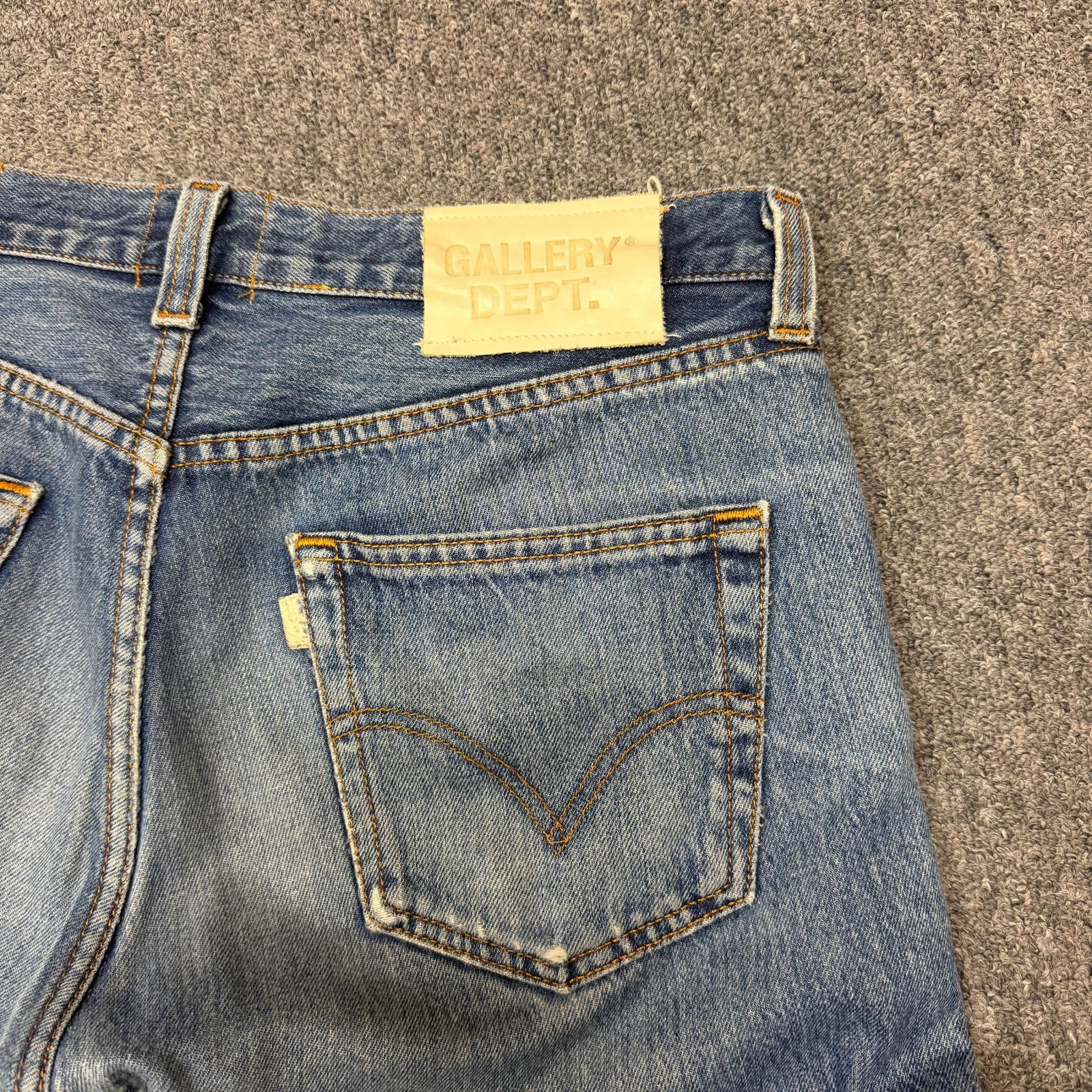 GALLERY DEPT. LA FLARE DENIM JEANS 再構築 フレアデニムパンツ 