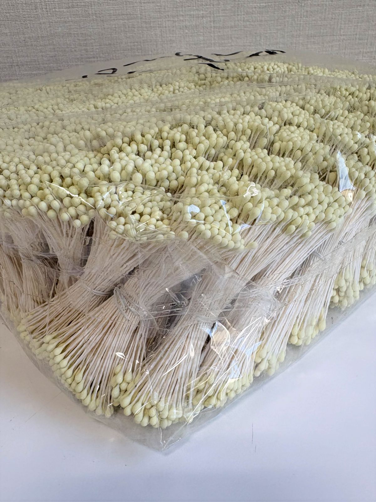 限定数量✿アートフラワー材料✿ 花芯｜お得なまとめ買い｜ワスレナセンター＃黄 【大容量‼１００束分】ＸＰ－００６