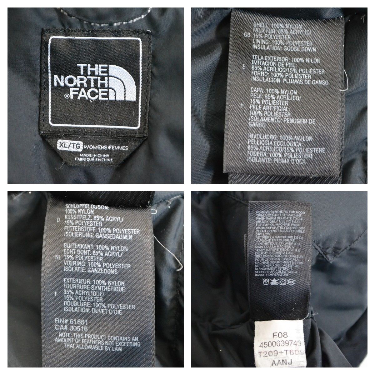 海外規格 THE NORTH FACE ノースフェイス 1996 ヌプシ700