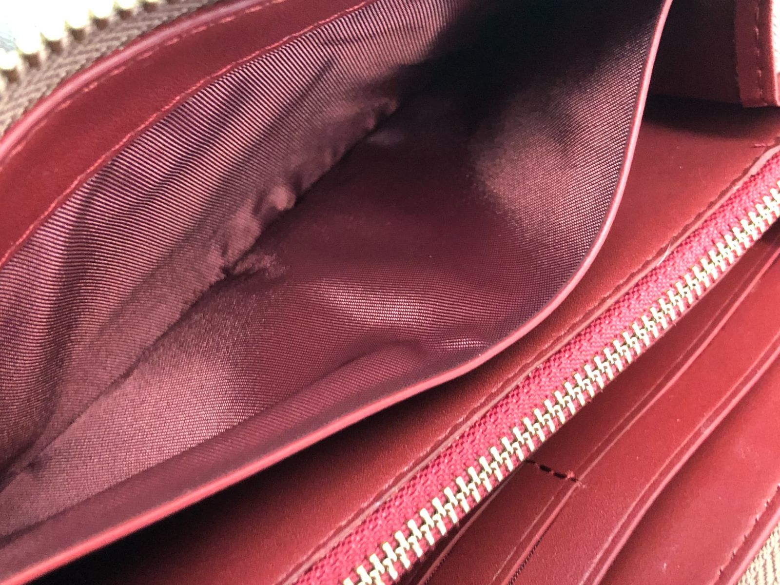 COACH コーチ 長財布 ブラウンシグネチャー×りんご 86093 - メルカリ