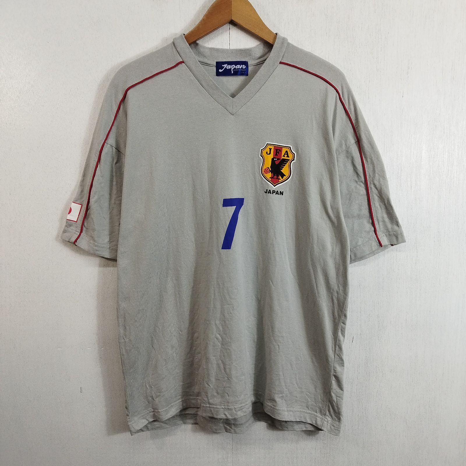 Japan national team ユニフォーム デザイン Tシャツ NAKATA 7 中田