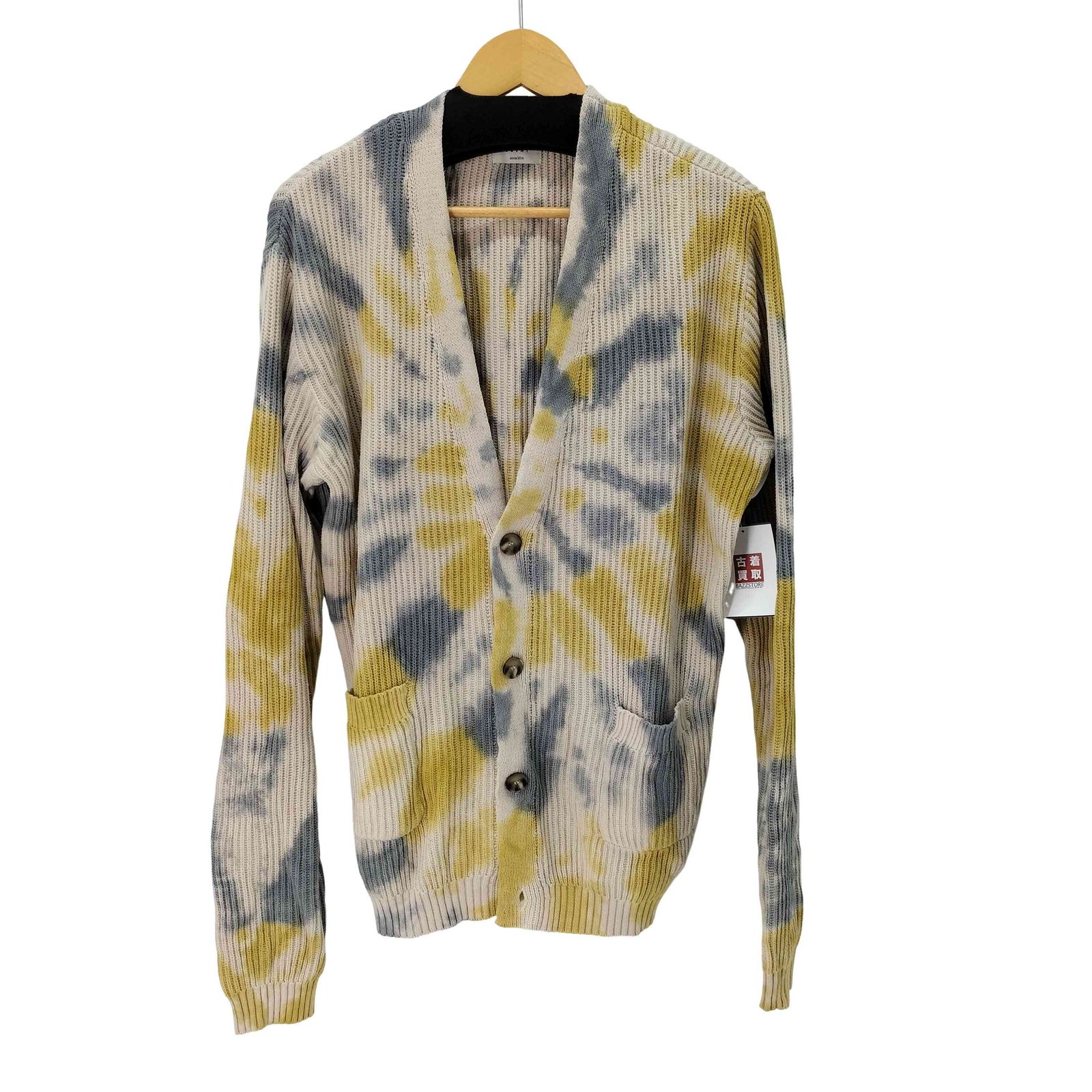 ジュエミ Juemi Tie-dye Knit Cardigan タイダイ柄 リブ編み