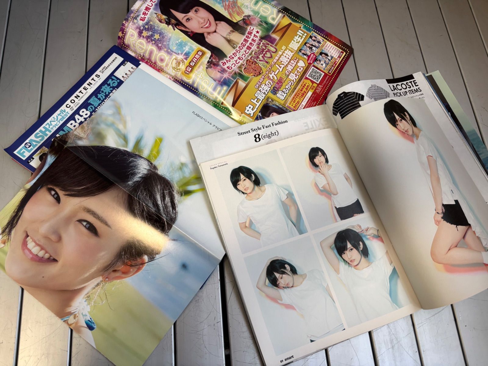 山本彩　クリアファイル 山本彩 掲載雑誌 12冊 まとめ売りクリアファイル グラビア ビック