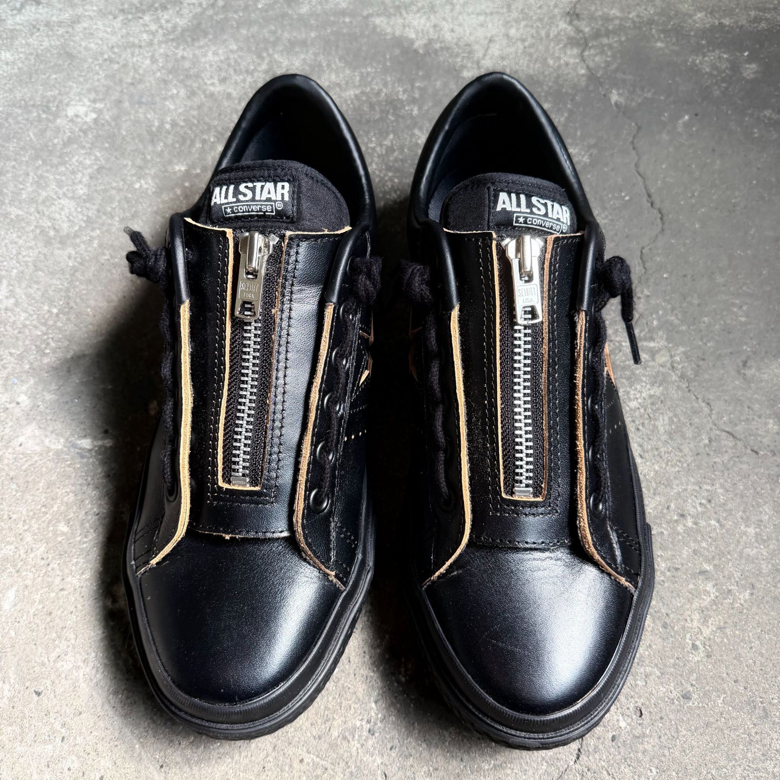 Schott x CONVERSE ONE STAR Z Schott センタージップ レザー 