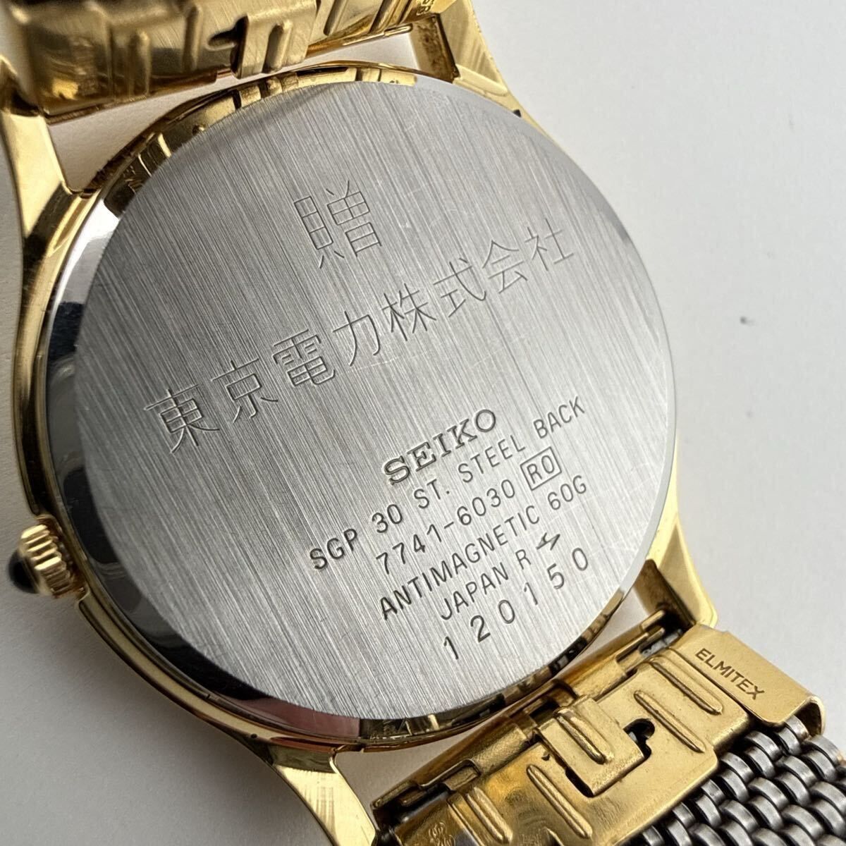 メンズ 稼働 SEIKO Dolce メンズ腕時計7741-6030