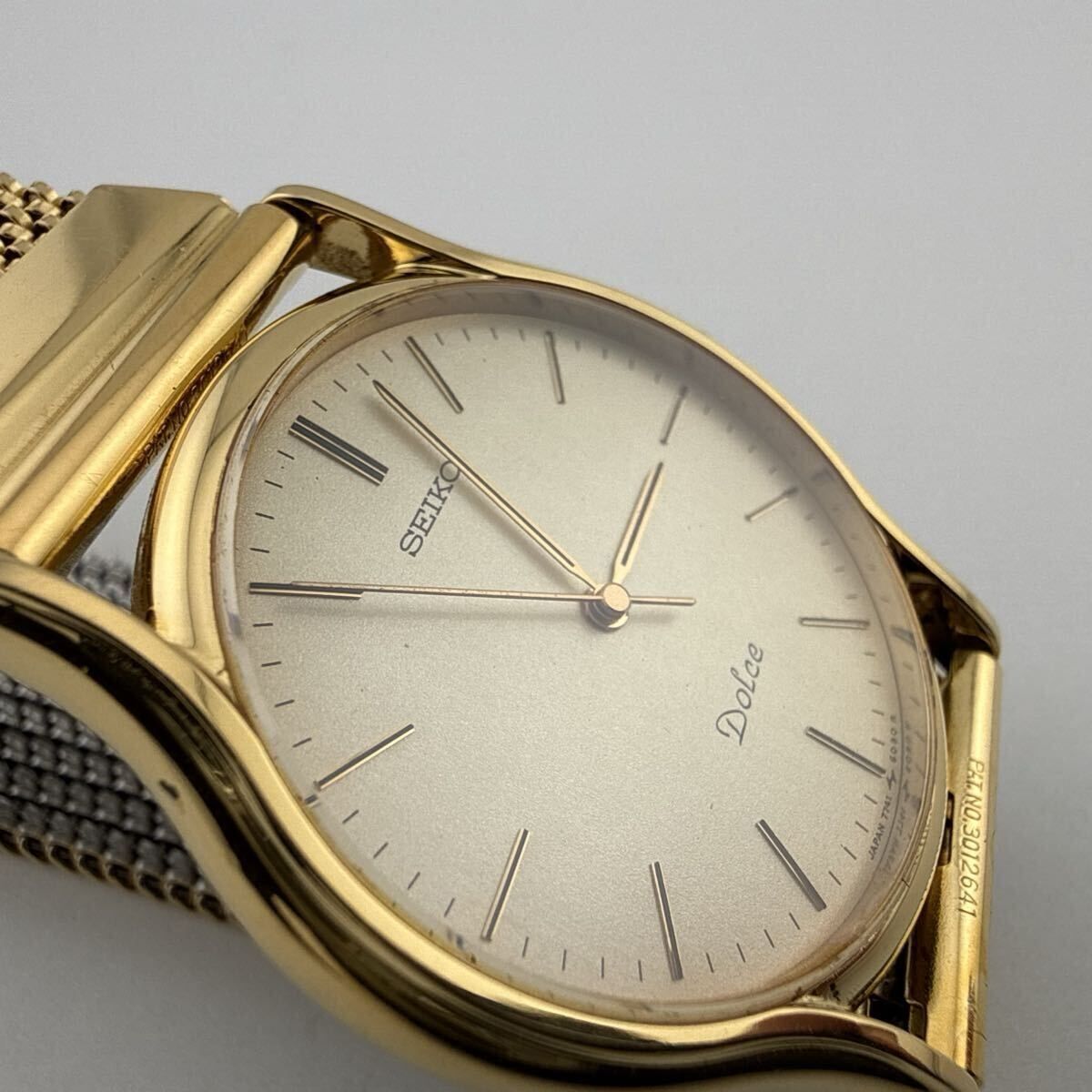 セイコー SEIKO DOLCE 稼働品 7741-6030 メンズ ドルチェ SEIKO 