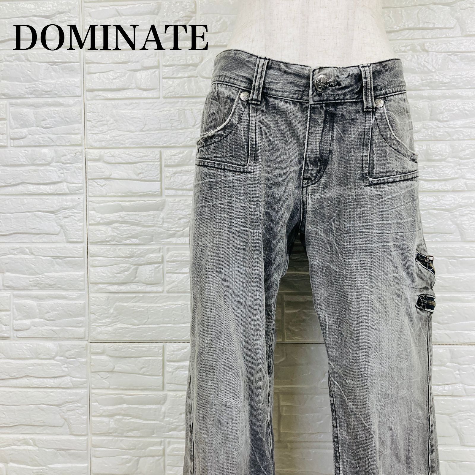 DOMINATE ドミネイト デニムパンツ メンズ グレー 0314K