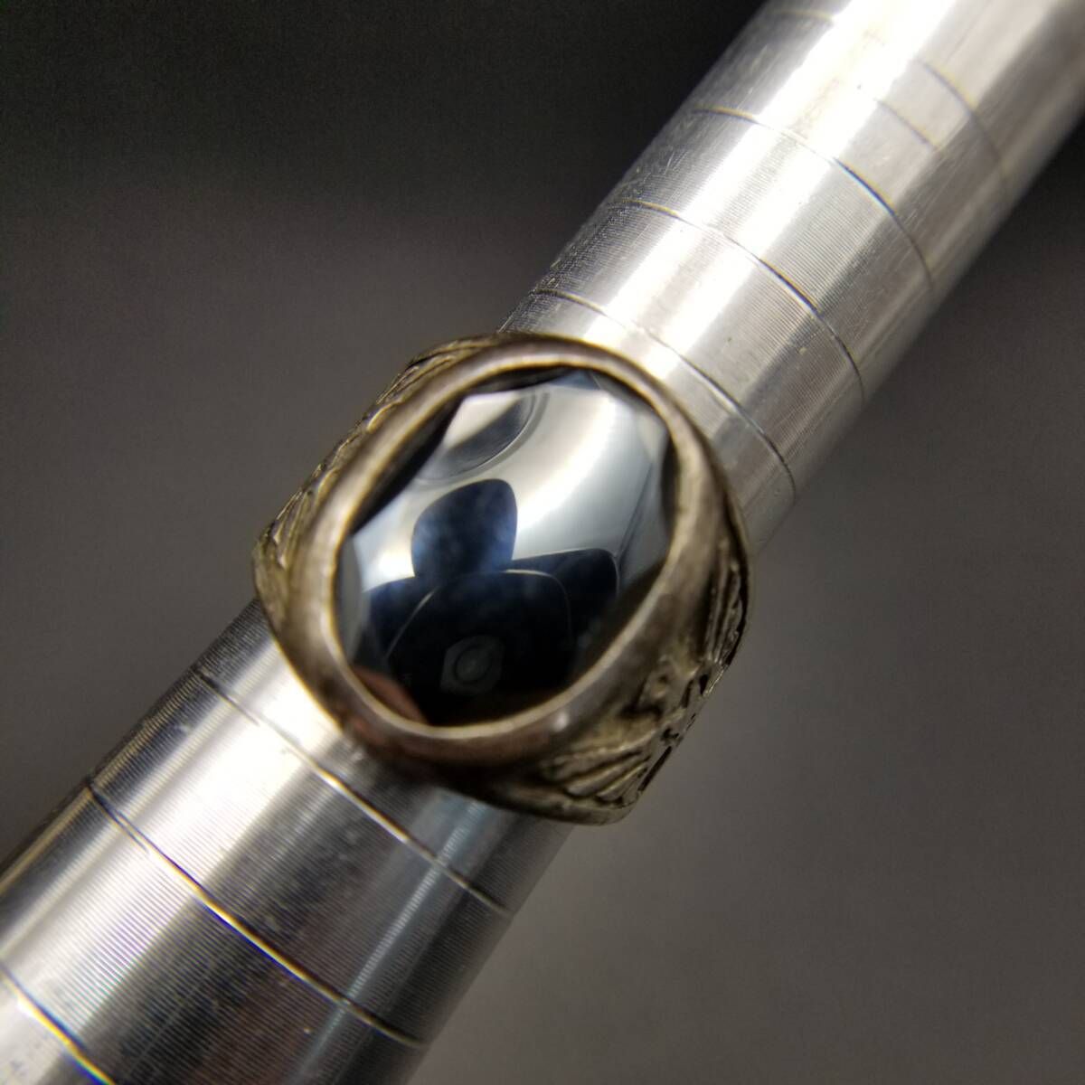 Wheeler Manufacturing ヘマタイト ファセット イーグル彫金