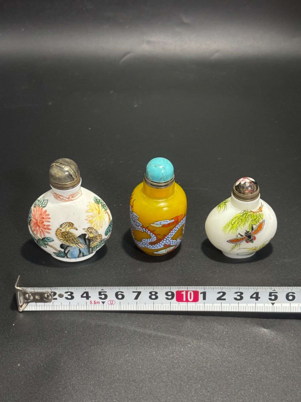 中国古美術 骨董品 香水瓶 鼻煙壺 3個セット - メルカリ