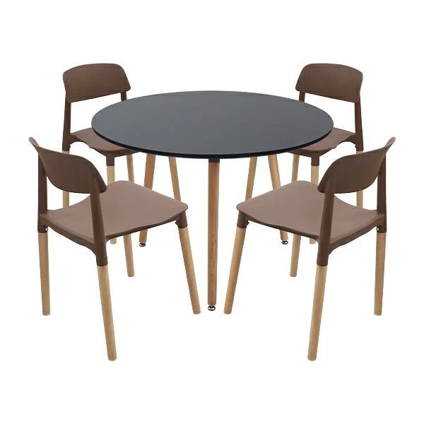 カフェテーブル ダイニングテーブル プラスチックチェア ダイニング 