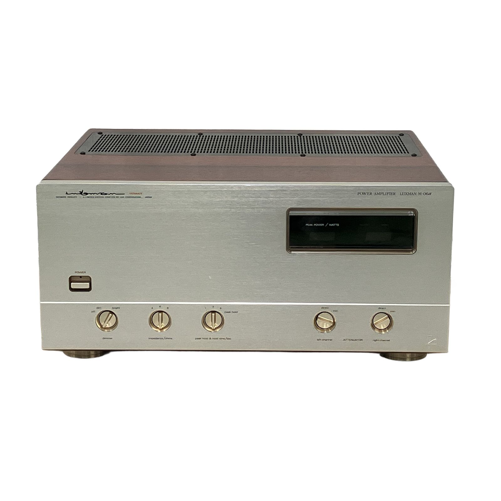 LUXMAN メルカリ - パワーアンプ 純A級 M-06α ラックスマン LUXMAN M-06αパワーアンプ アンプ