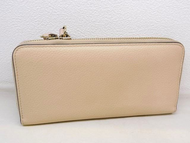 Chloe クロエ 長財布 ラウンドファスナー ウォレット ■ レザー ベージュ系 CHC21WP706F57 レディース □8C Chloe クロエ 長財布 ラウンドファスナー ウォレット □ レザー