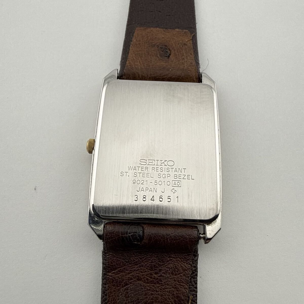 SEIKO 9021-5010 セイコー スクエア クォーツ メンズ ボーイズ