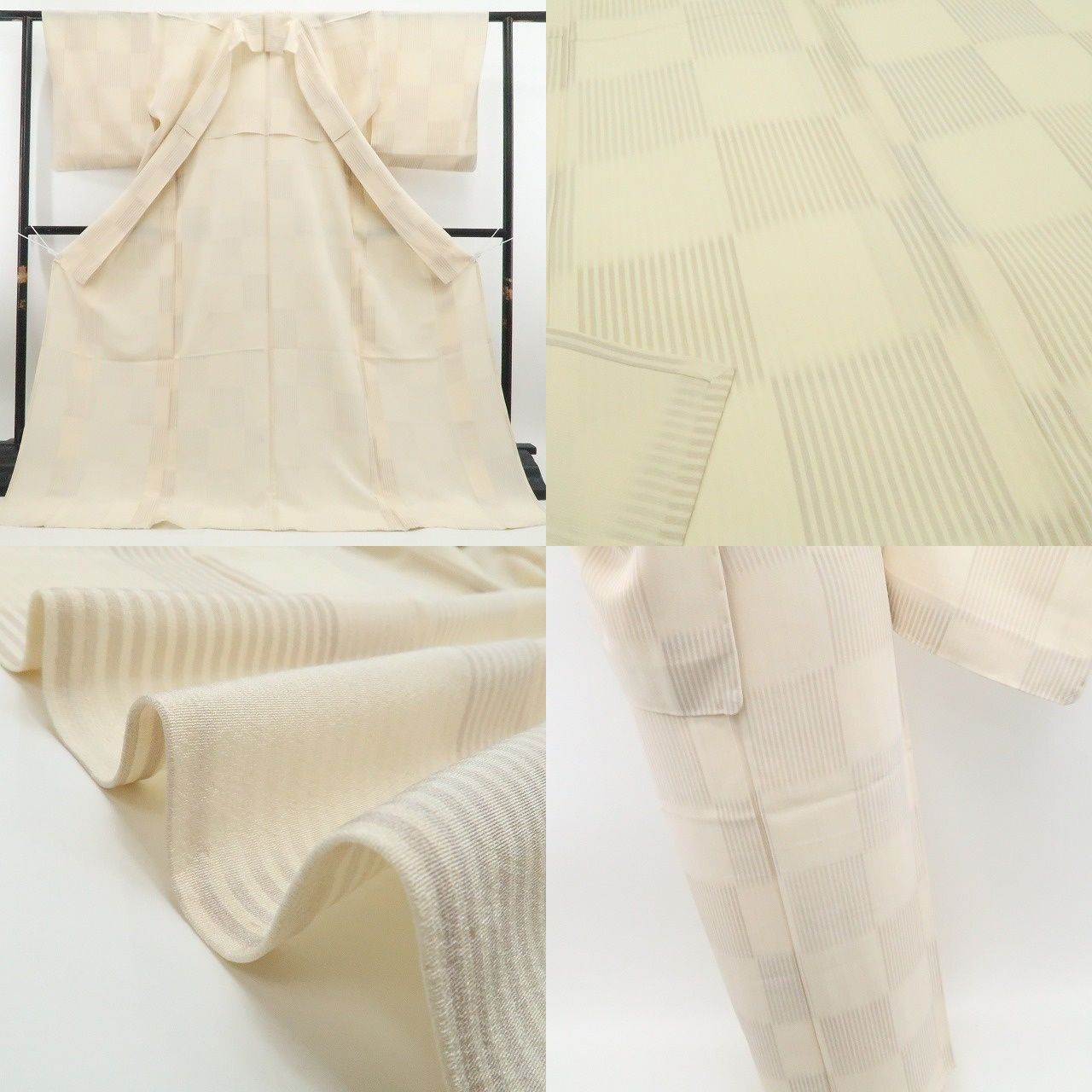 ❁tomihisa❁新品 単衣 市松 着物“ひと度纏えば気分が上がる ❁tomihisa❁新品 単衣 市松 着物“ひと度纏えば気分が上がる