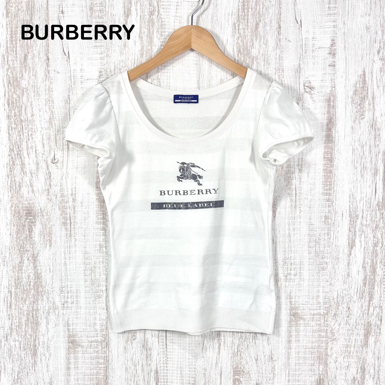 00s BURBERRY BLUE LABEL バーバリーブルーレーベル ホースロゴ 