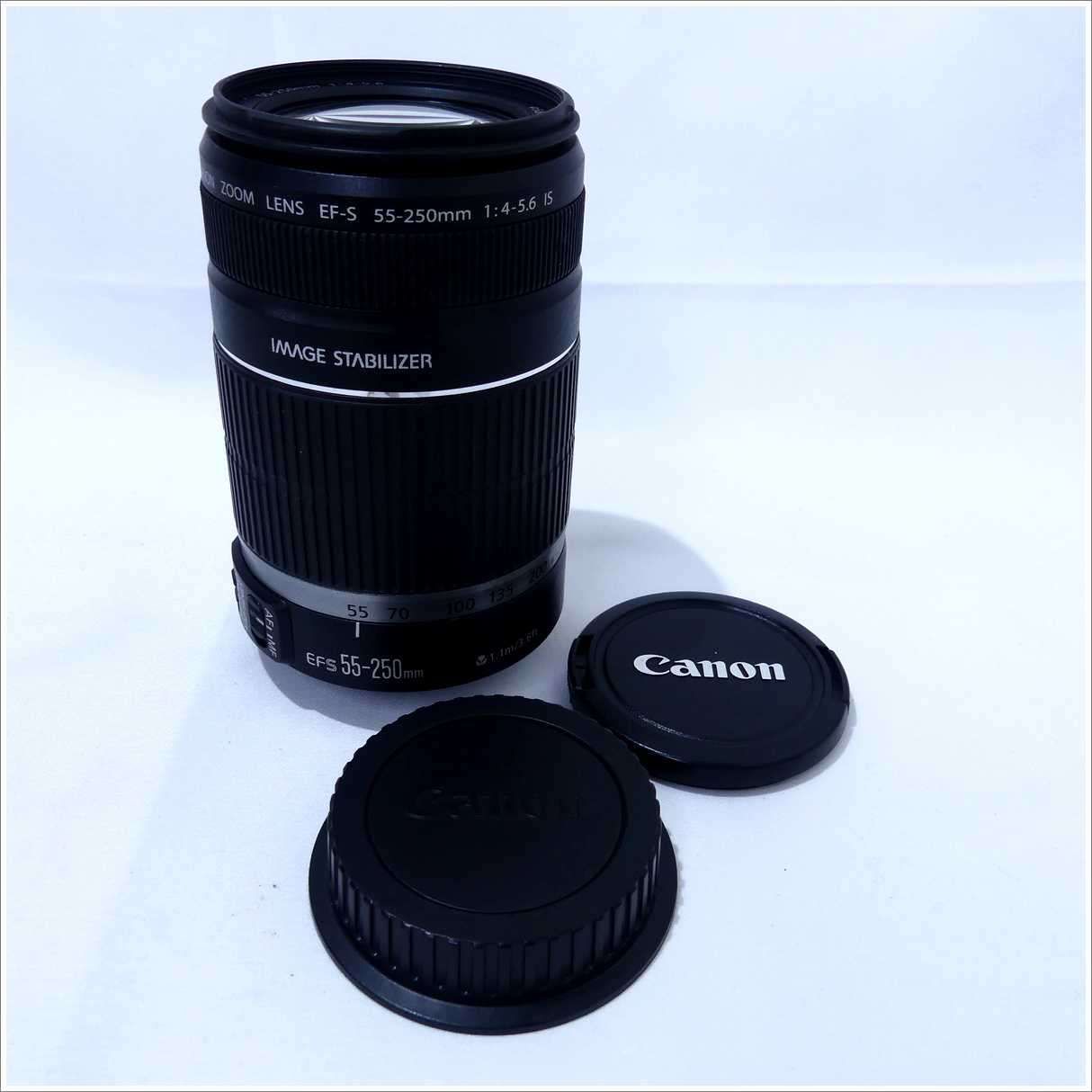 Canon ZOOM LENS EF-S 55-250mm 1:4-5.6 IS AF動作確認済 オート 