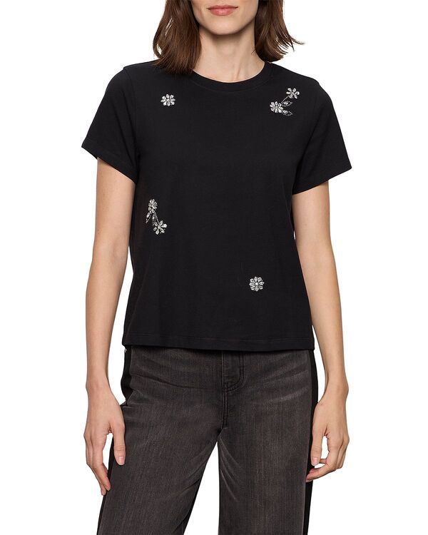 サンクチュアリー レディース トップス Tシャツ Sanctuary Embellished Tee Black ブラック